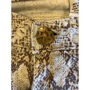 MUDD Snakeskin pattern jean. Size 5 Skinny leg EXCELLENT CONDITION